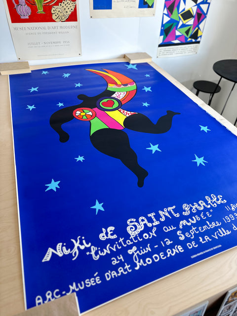 Affiche originale de Niki de Saint Phalle, Musée d'Art Moderne de Paris - 1993