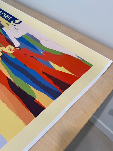Original Paris Plage Poster By Simon Roussin, 2017 — 15th edition