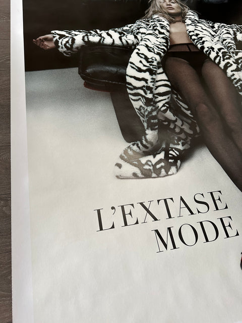 Affiche originale du magazine de mode Bazaar "Kate Moss", 2023