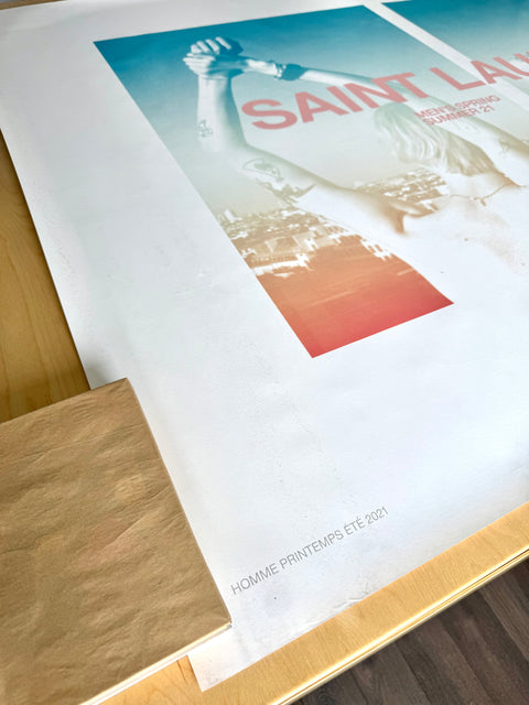 Affiche originale Yves Saint-Laurent Été 2020