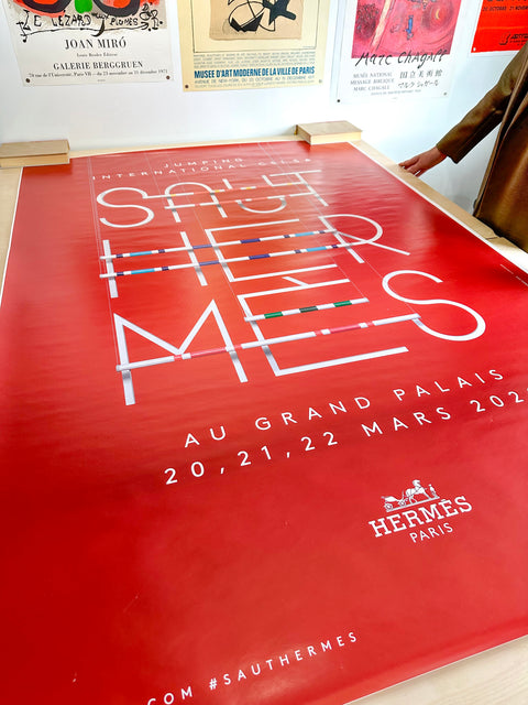 Affiche originale Saut Hermès 2020, Paris (3 coloris disponibles)