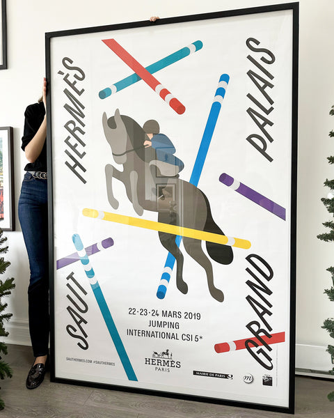 Affiche originale Saut Hermès 2019 Paris (Grand format)