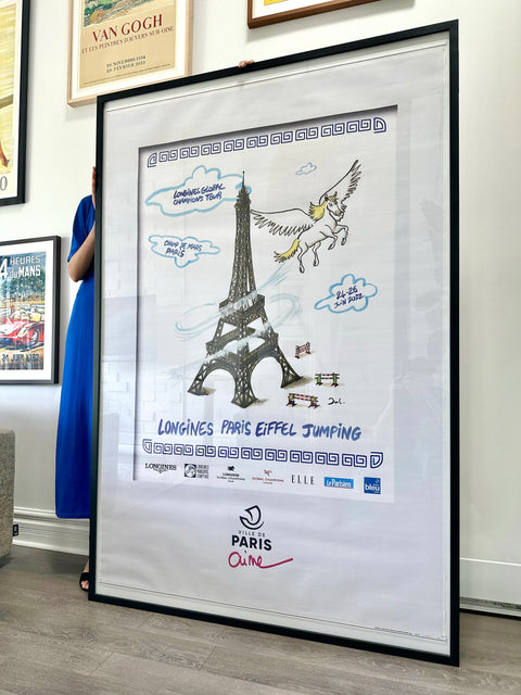Affiche originale Longines Paris Eiffel Jumping, 2022