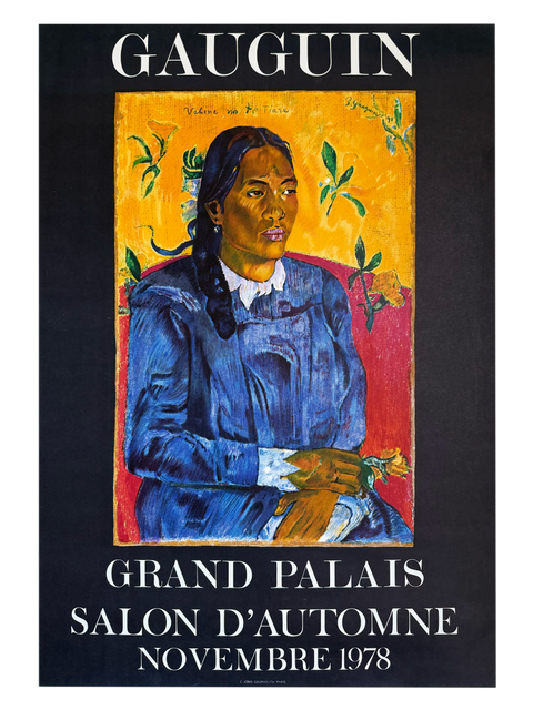 Original Paul Gauguin Poster Grand Palais, 1978