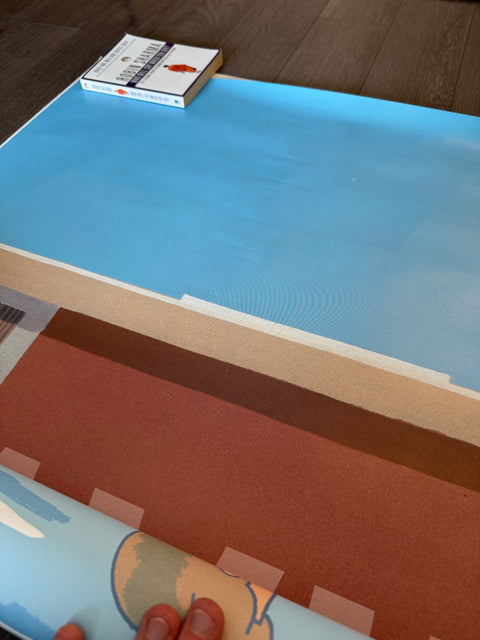 Original Large Poster David Hockney 2017 - Centre Pompidou - Big Size