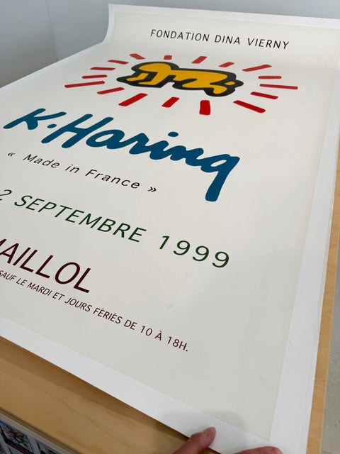 Original Keith Haring Poster Musee Maillol 1999, Paris (Big Size)