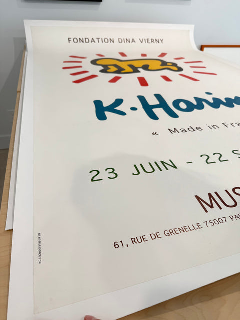 Original Keith Haring Poster Musee Maillol 1999, Paris (Big Size)