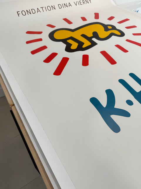 Original Keith Haring Poster Musee Maillol 1999, Paris (Big Size)