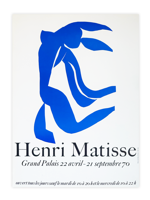 Original Henri Matisse Poster Grand Palais, 1970