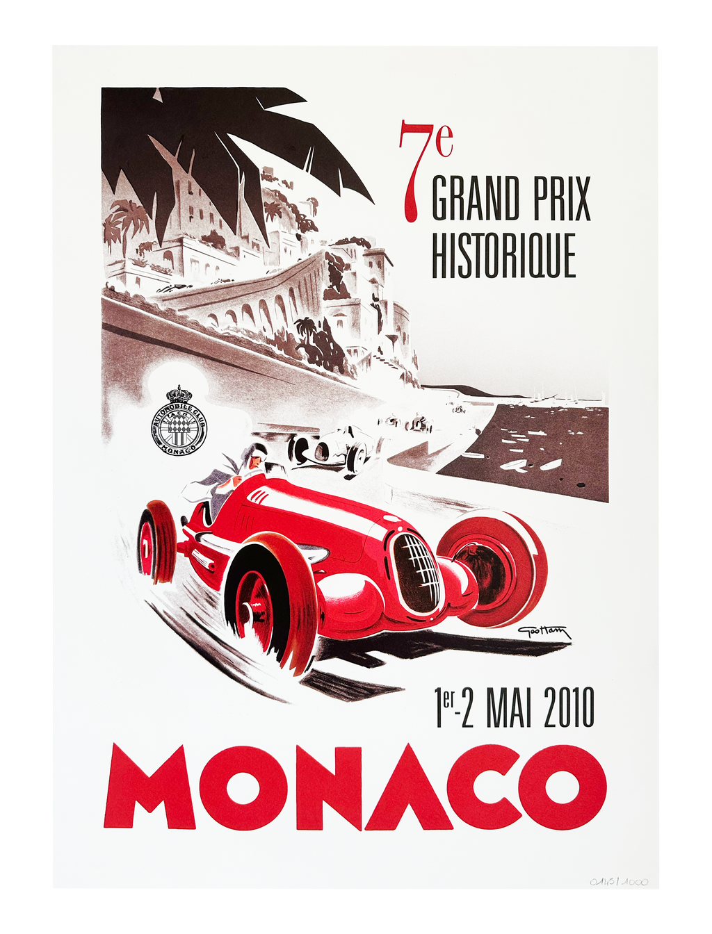 MONACO 3 POSTERS OFFICIAL GRAND PRIX FORMULE 1+HISTORIQUE