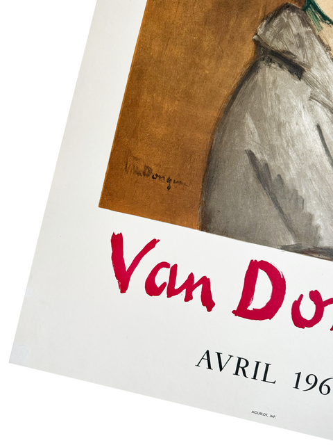 Original Kees Van Dongen Poster "Le Coquelicot", Mourlot - 1960