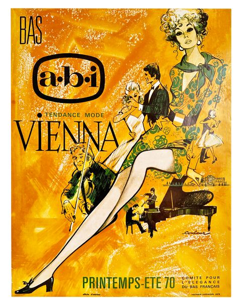 Affiche originale ABI Vienne par Couronne 1970
