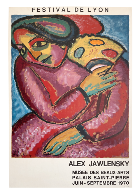 Original Alex Jawlensky Poster "Festival De Lyon", 1970 - Mourlot