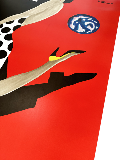 Original Villemot Poster "Bally Ballon", 1989