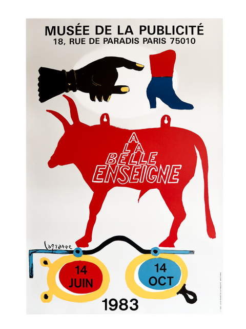 Affiche originale de Lagrange, Paris - 1983