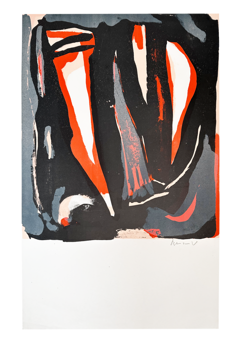 Affiche originale par Bram Van Velde, 1978