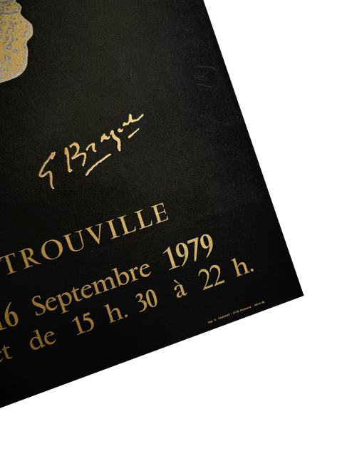 Original Georges Braque Poster Casino Trouville 1979