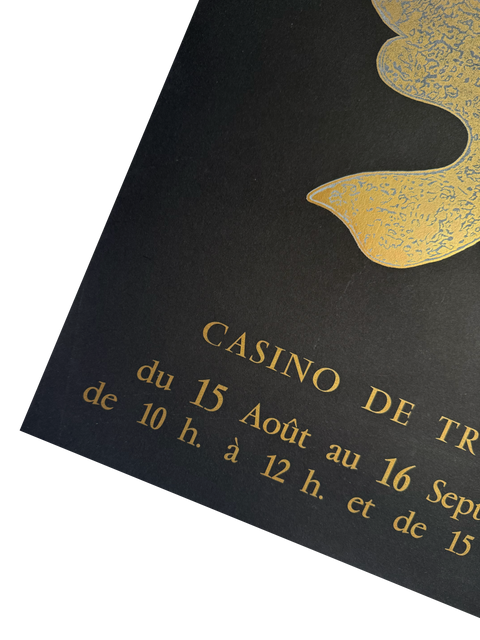 Original Georges Braque Poster Casino Trouville 1979