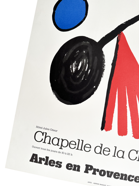 Original Calder Poster Chapelle De La Charité, 1980