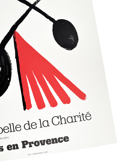 Original Calder Poster Chapelle De La Charité, 1980