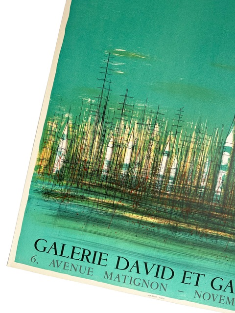 Affiche originale Carzou "L'apocalypse", Galerie David et Garnier - Mourlot, 1957