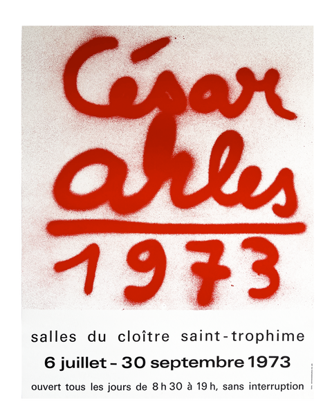 Original Cesar Arles Poster 1973, Paris