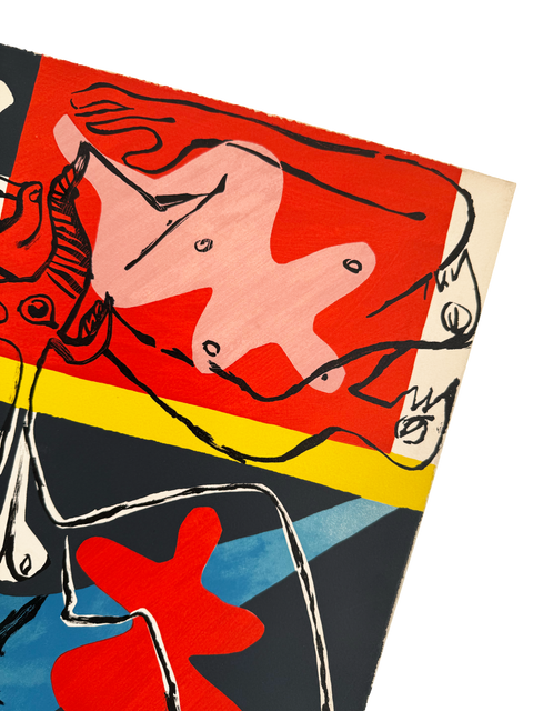 Original Le Corbusier Lithograph "Le Poeme De L'Angle Droit", 1955 - Mourlot (#1)