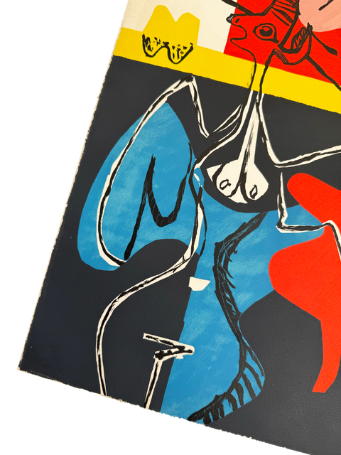Original Le Corbusier Lithograph "Le Poeme De L'Angle Droit", 1955 - Mourlot (#1)