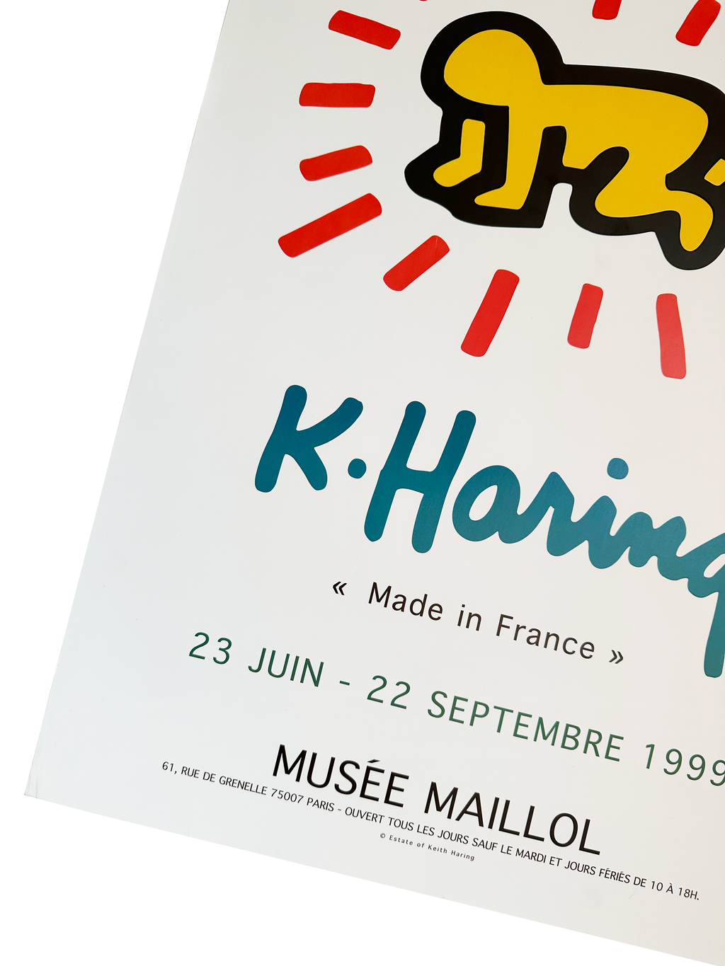 Original Keith Haring Poster Musee Maillol 1999, Paris – nbmposter