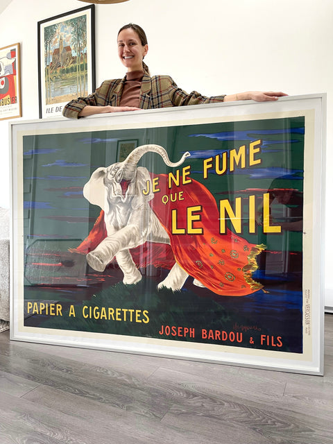 Original Poster Leonetto Capiello «Je Fume Que Le Nil » 1912