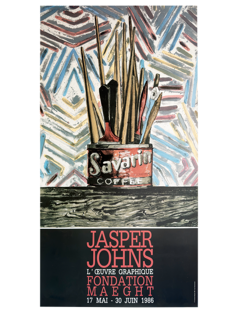 Affiche originale de John Jasper 1986 - Fondation Maeght