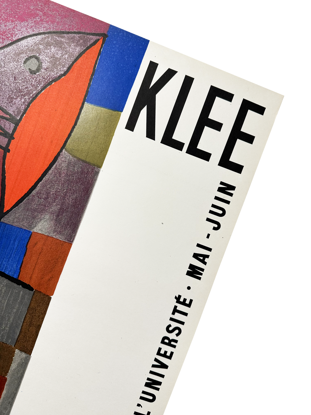 Original Paul Klee Exhibition Poster 