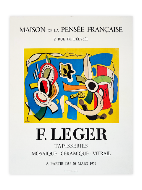 Original Fernand Leger Poster "Tapisseries" 1959