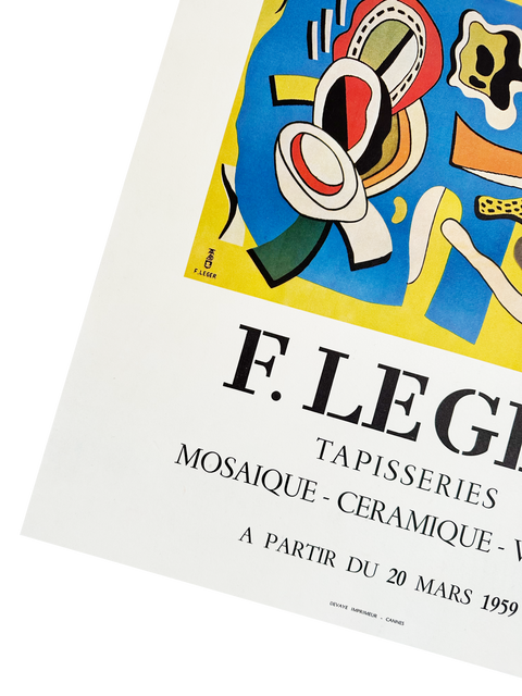 Affiche originale de Fernand Léger "Tapisseries" 1959