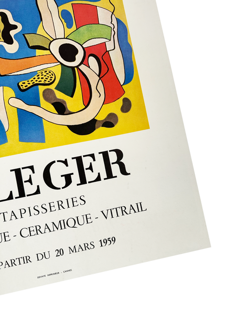Affiche originale de Fernand Léger "Tapisseries" 1959