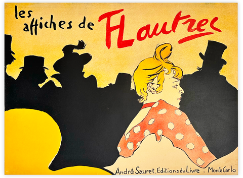 Original Toulouse Lautrec Poster "To Promote The First Edition Andre Sauret", 1950