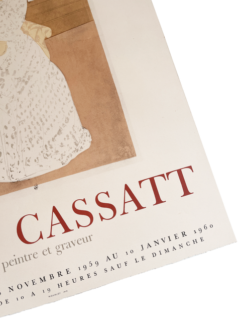 Original Mary Cassatt Centre Culturel Américain, 1960 - Mourlot