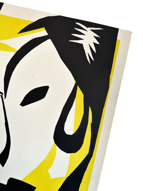 Affiche originale d'Henri Matisse "Maison De La Pensée Française", 1950 - Mourlot