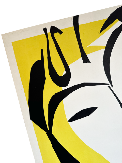Affiche originale d'Henri Matisse "Maison De La Pensée Française", 1950 - Mourlot