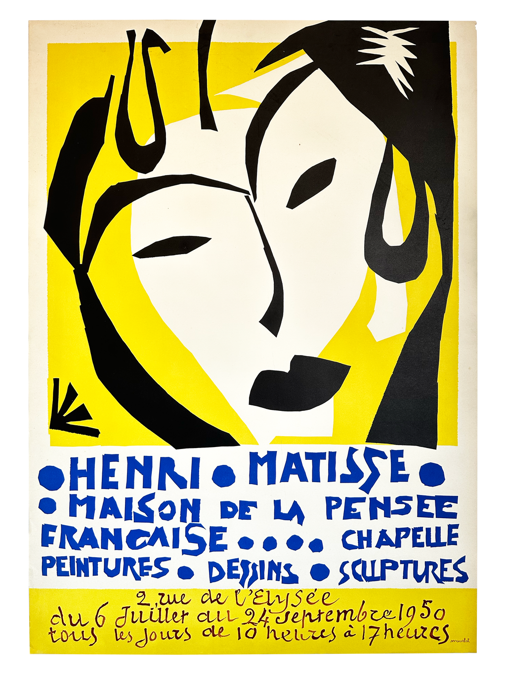 Original Henri Matisse Poster 