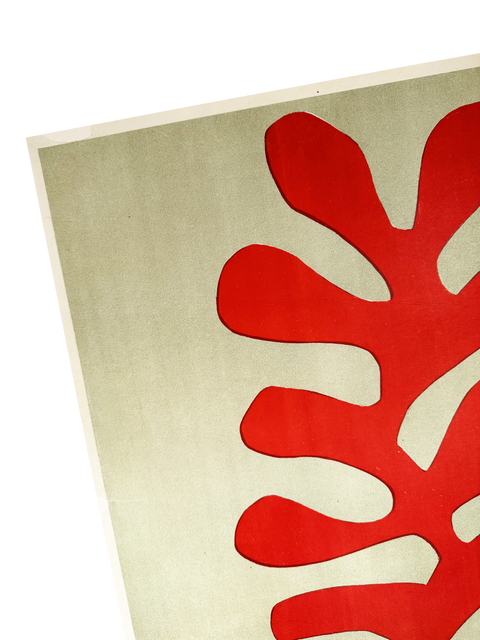 Affiche lithographique originale Henri Matisse Papiers découpés Berggruen&Cie, 1953 - Mourlot