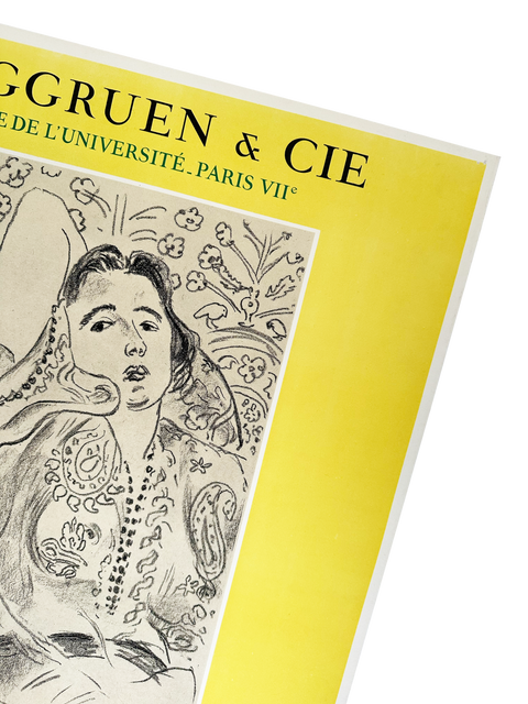 Original Henri Matisse Poster Berggruen & Cie Lithographies Rares, 1954 - Mourlot