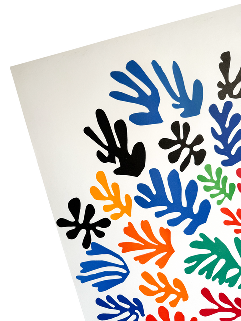 Original Henri Matisse Poster Retrospective Exhibition 1966 - Mourlot