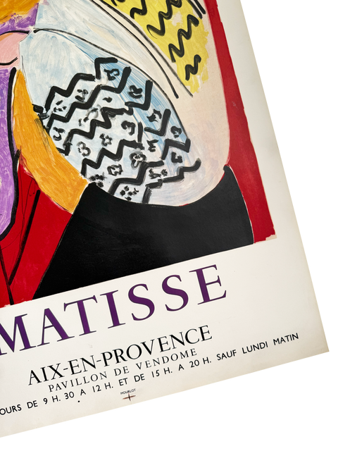 Affiche originale d'Henri Matisse Aix-en-Provence, 1960 - Mourlot