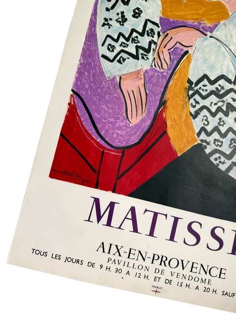 Affiche originale d'Henri Matisse Aix-en-Provence, 1960 - Mourlot