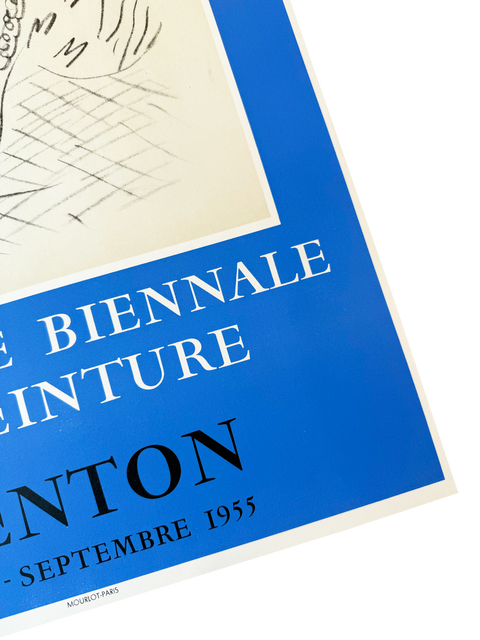 Original Poster By Henri Matisse 1955 - Menton, Printed Mourlot