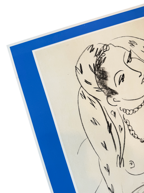 Original Poster By Henri Matisse 1955 - Menton, Printed Mourlot