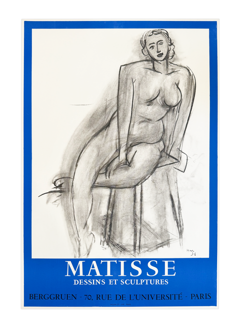 Original Poster By Henri Matisse "Dessin et Scupltures" 1958 - Mourlot