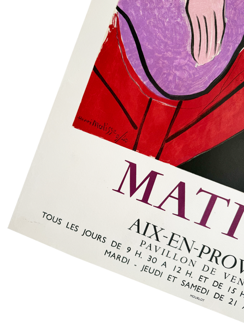 Original Henri Matisse Poster - Aix-En-Provence, 1960 - Mourlot