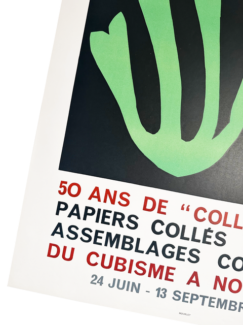Affiche originale d'Henri Matisse Algue Verte - Musée de Saint-Étienne, 1964 - Mourlot